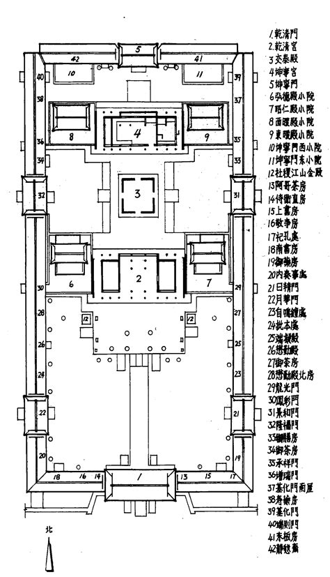 乾清宫平面图|乾清宫（北京故宫内廷后三宫之一）